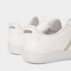 Tênis Casual Feminino Mississipi Detalhe Metalizado Branco