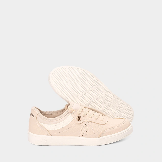 Tênis Casual Feminino Mississipi Bege