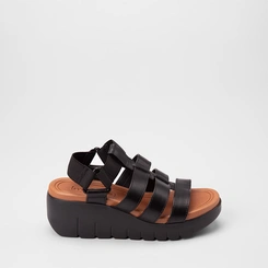 Sandália Feminina Moleca Multitiras Preto