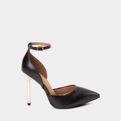Scarpin Feminino Vizzano Salto Fino Alto Preto