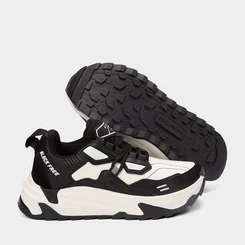 Tênis Chunky Masculino Black Free Camurça Off White & Preto