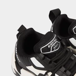 Tênis Chunky Masculino Black Free Camurça Off White & Preto