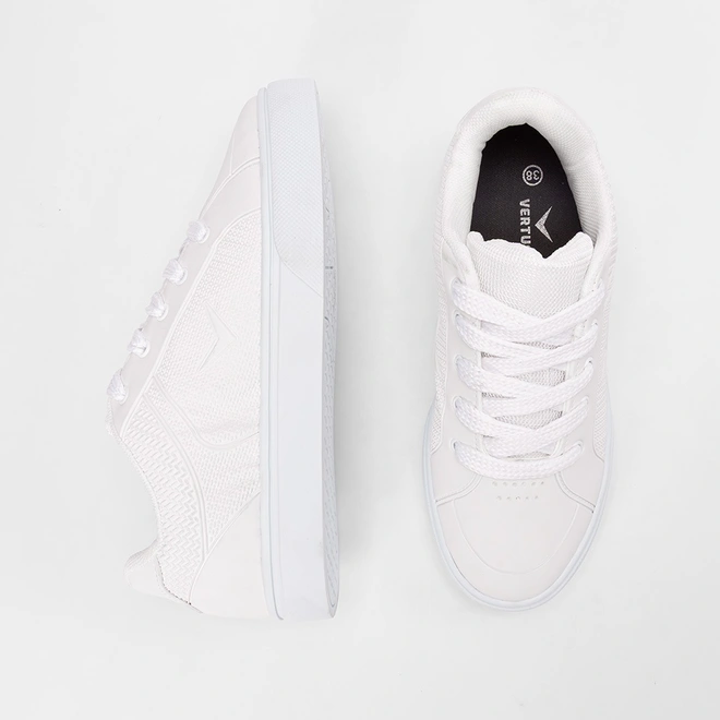 Tênis Casual Masculino Vertus Flash Off White
