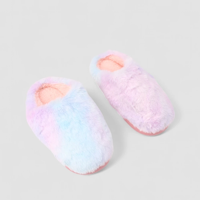 Pantufa Infantil STZ Pelúcia Tie Dye Multicolor