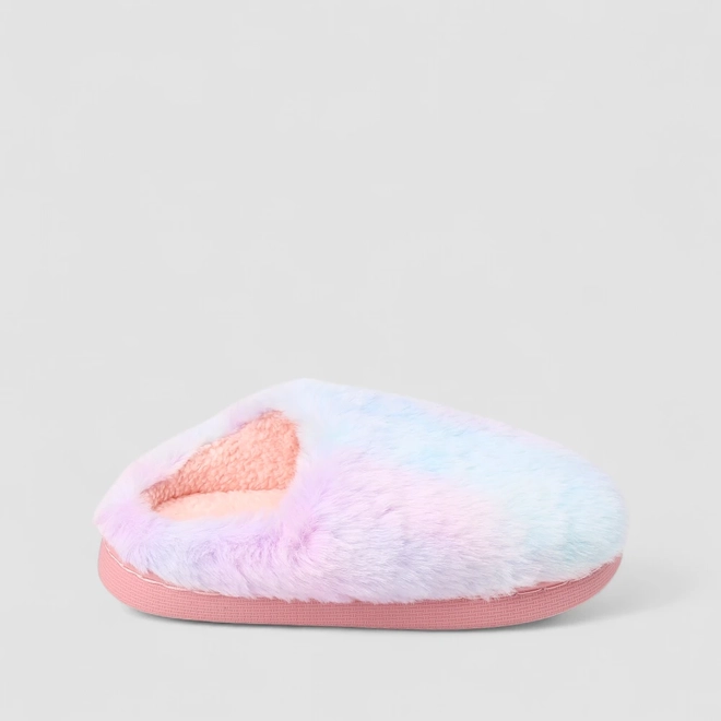 Pantufa Infantil STZ Pelúcia Tie Dye Multicolor