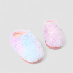 Pantufa Infantil STZ Pelúcia Tie Dye Multicolor