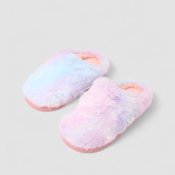 Pantufa Infantil STZ Pelúcia Tie Dye Multicolor