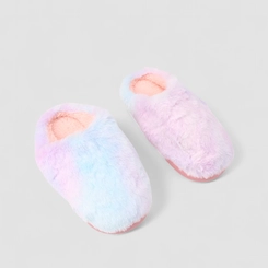 Pantufa Infantil STZ Pelúcia Tie Dye Multicolor