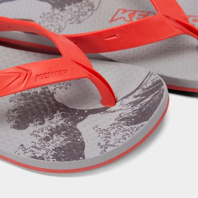 Chinelo Masculino Kenner Summer Tsunami Original Cinza