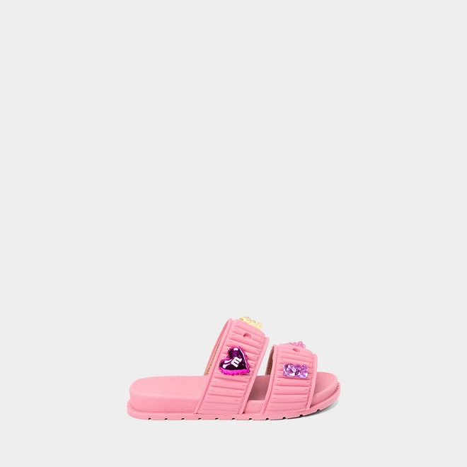 Slide Infantil Molekinha Aplicações Ursos Rosa