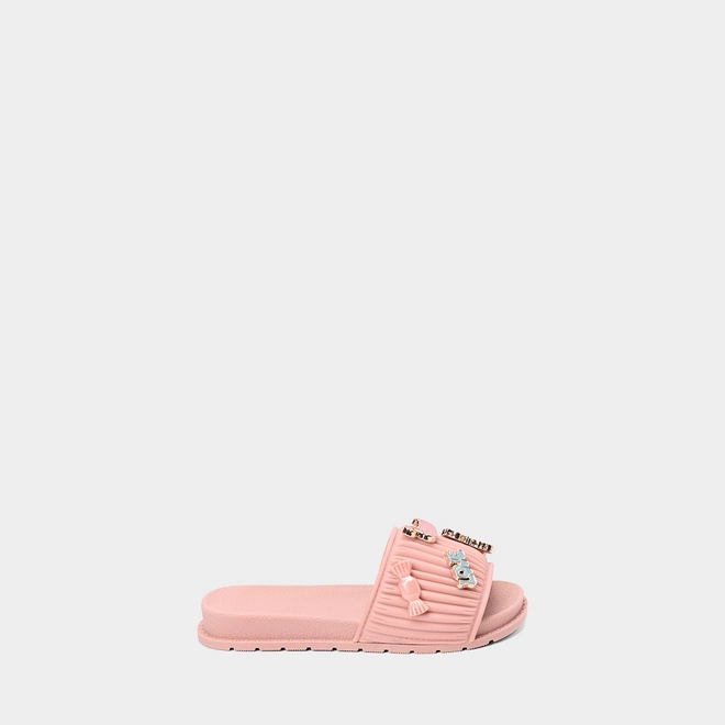 Slide Infantil Molekinha Aplicações Decoradas Rosa