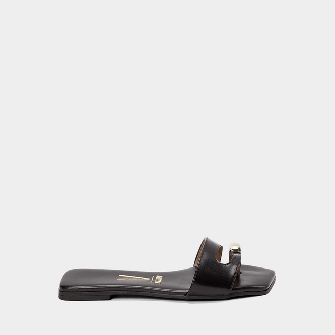 Rasteira Feminina Vizzano Detalhe Bold Preto