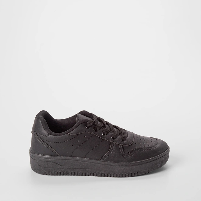 Tênis Casual Feminino Penélope Pespontos Preto