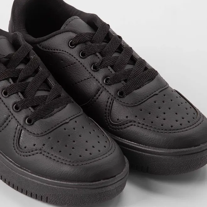 Tênis Casual Feminino Penélope Pespontos Preto