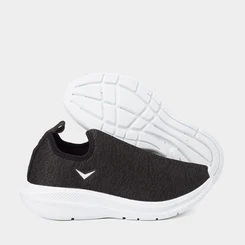 Tênis Esportivo Masculino Vertus Knit Preto & Branco