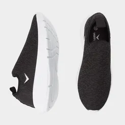 Tênis Esportivo Masculino Vertus Knit Preto & Branco