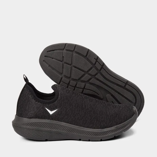 Tênis Esportivo Masculino Vertus Knit Preto