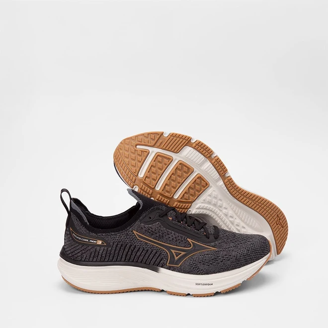 Tênis Esportivo Masculino Mizuno Cool Ride 3 Cinza