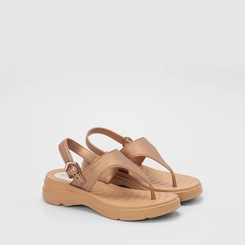 Sandália Feminina Azaleia Plataforma Gliiter Rose Gold