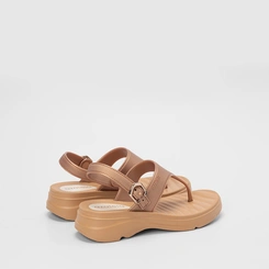 Sandália Feminina Azaleia Plataforma Gliiter Rose Gold