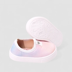 Slip On Infantil Molekinha Calce Fácil Glitter Rosa