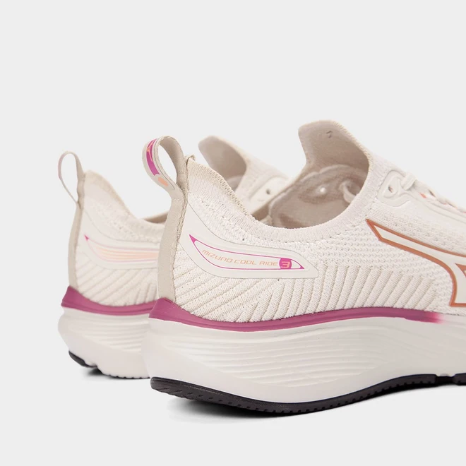 Tênis Esportivo Feminino Mizuno Cool Ride 3 Off White