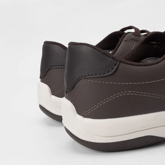Tênis Casual Masculino Woche Marrom