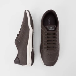 Tênis Casual Masculino Woche Marrom