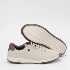 Tênis Casual Masculino Woche Bege