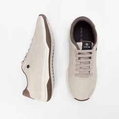 Tênis Casual Masculino Woche Bege