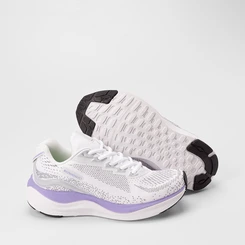 Tênis Esportivo Feminino Vertus Running Branco & Roxo