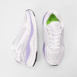 Tênis Esportivo Feminino Vertus Running Branco & Roxo