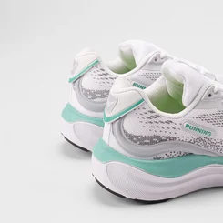 Tênis Esportivo Feminino Vertus Running Branco & Azul