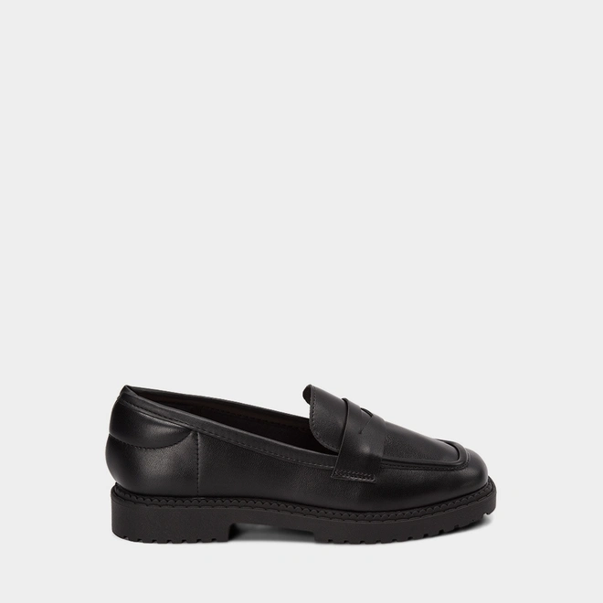 Mocassim Loafer Feminina Moleca Preto