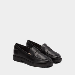Mocassim Loafer Feminina Moleca Preto