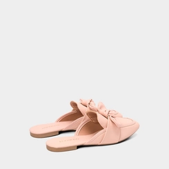 Mule Feminino Penélope Detalhe Laço Rosa Claro