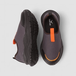 Slip On Infantil Vertus Calce Fácil Chumbo & Laranja
