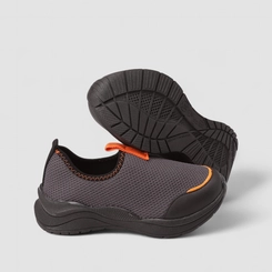 Slip On Infantil Vertus Calce Fácil Chumbo & Laranja