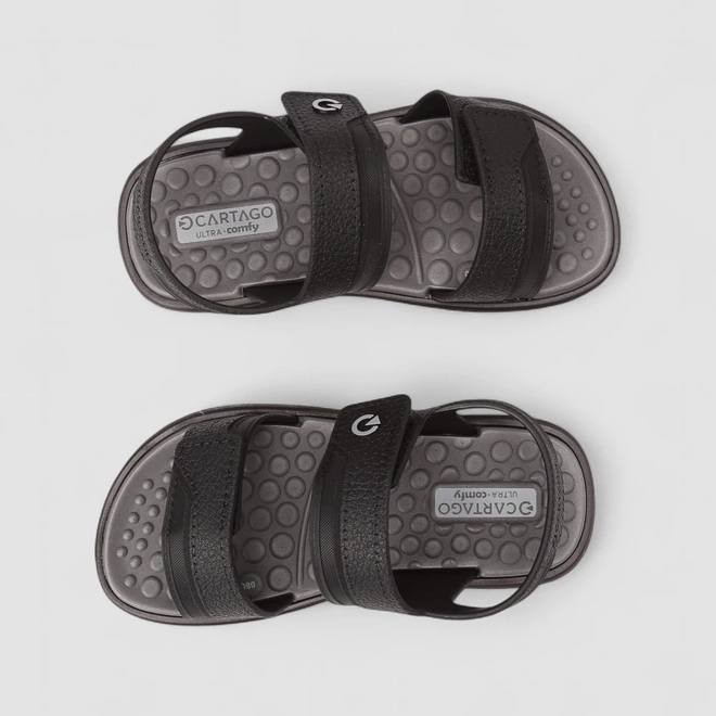 Sandália Infantil Cartago Veneto II Ultra Comfy Preto
