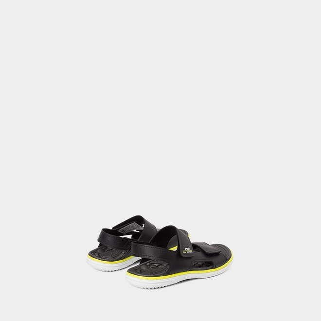Sandália Infantil Pegada Original Tiras Contato Preto