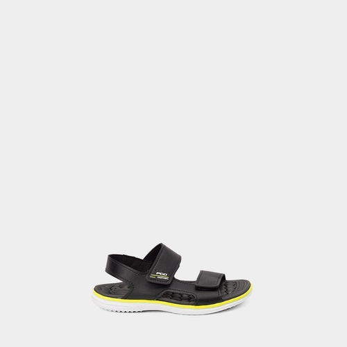 Sandália Infantil Pegada Original Tiras Contato Preto