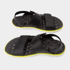 Sandália Infantil Pegada Original Tiras Contato Preto