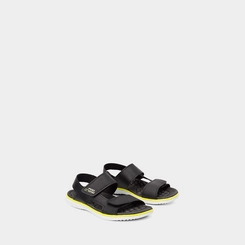 Sandália Infantil Pegada Original Tiras Contato Preto