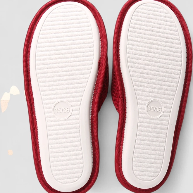 Pantufa Feminina STZ Pelúcia Vermelho