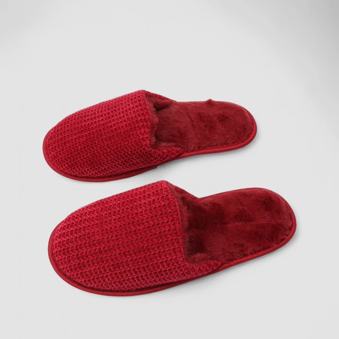 Pantufa Feminina STZ Pelúcia Vermelho