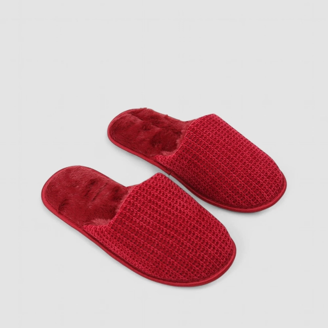 Pantufa Feminina STZ Pelúcia Vermelho