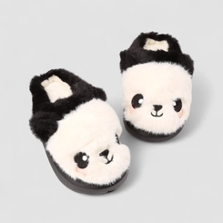 Pantufa Infantil STZ Panda Preto & Branco