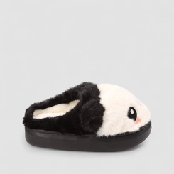 Pantufa Infantil STZ Panda Preto & Branco