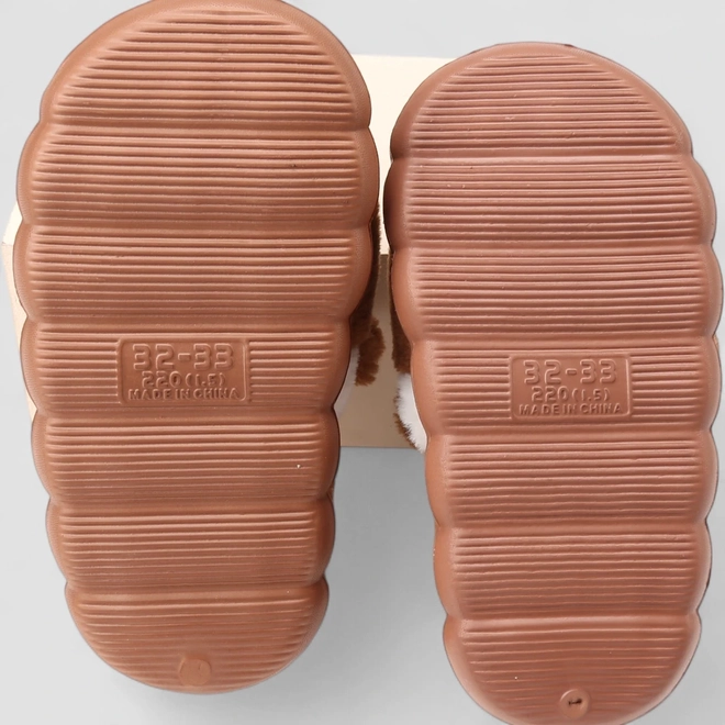 Pantufa Infantil STZ Urso Marrom