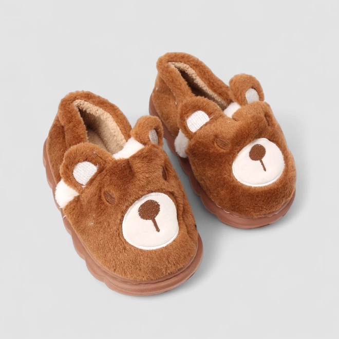 Pantufa Infantil STZ Urso Marrom